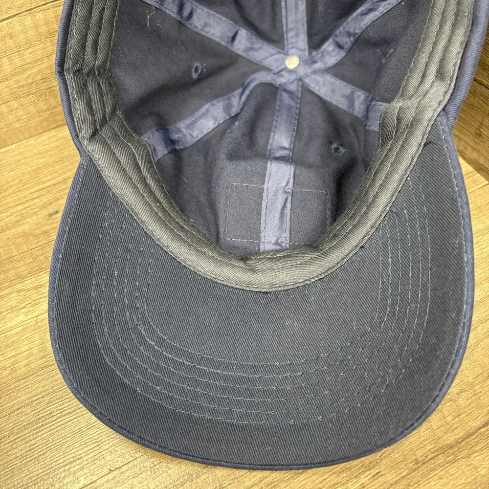 Samuel Adams Cap Hat Blue Adjustable Strapback One Size Beer - Picture 9 of 9